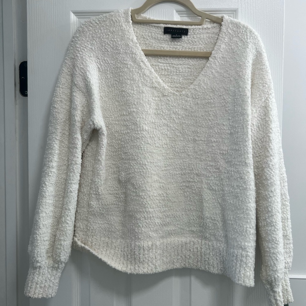 Sanctuary Cream V-Neck Sweater